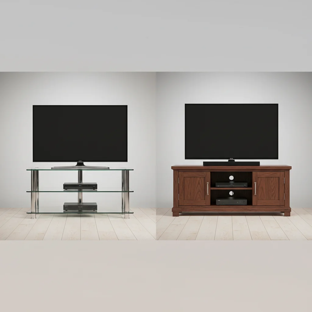 Glass vs. Wood TV Stands: Which Material Is Right for You?